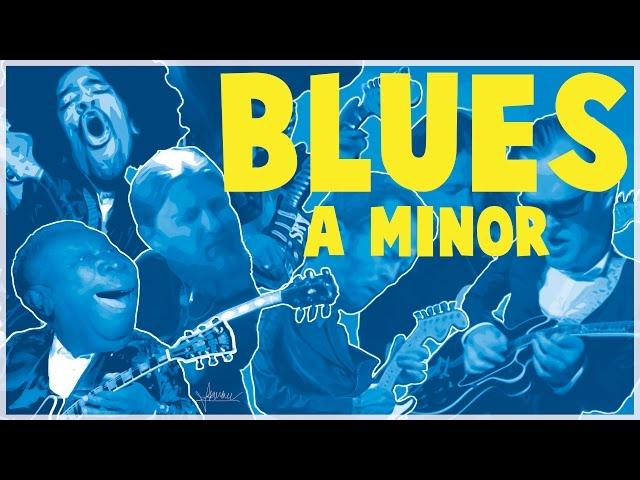 Blues Backing Track in A Minor