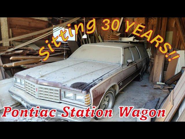 1977 Pontiac Grand Safari Station Wagon Forgotten for 30 YEARS!