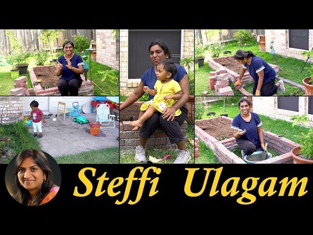 Raised Garden Bed in Tamil - Steffi Ulagam | Setting up a Garden bed for Vegetable Garden