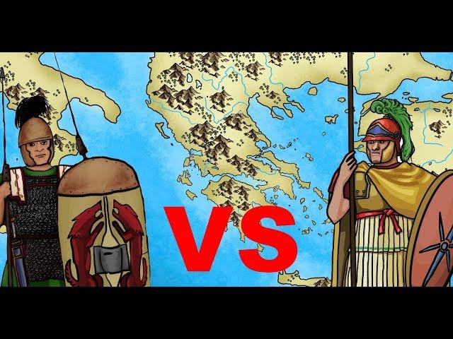 Roman legion vs Macedonian phalanx