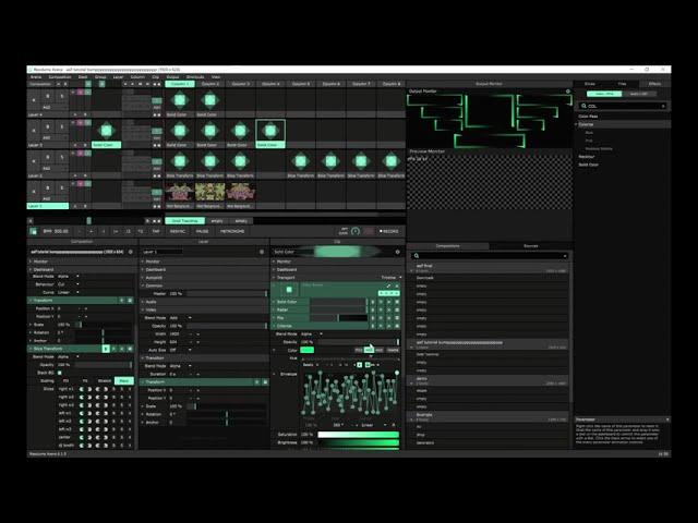 Resolume Tutorials - CREATE ANIMATED SLICEOUTLINE EFFECTS (part 1)