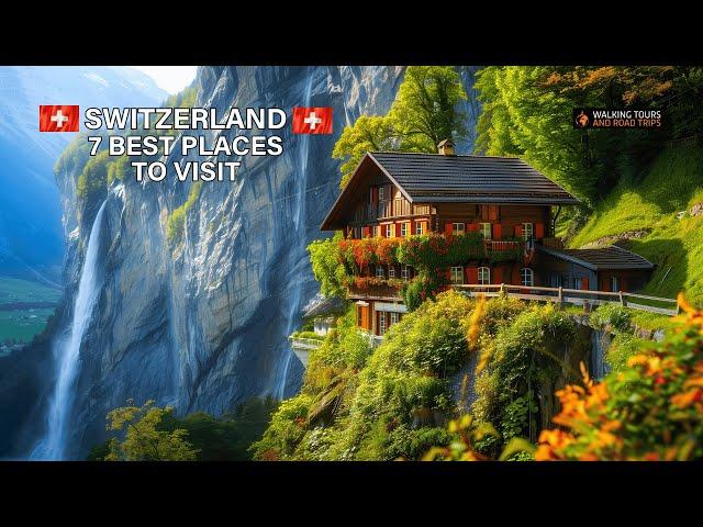 7 Best Places To Visit In Switzerland  Beautiful Swiss Village Tour in 4K Video