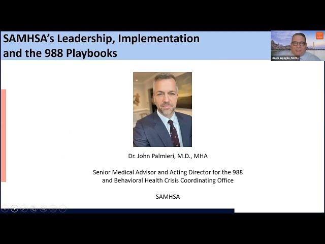 Implementing the SAMHSA & NASMHPD 988 Convening Playbooks