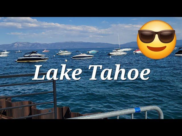 [4K]  Lake Tahoe Part 1 - Marina of Commons Beach - إستكشاف بحيرة تاهو بولايتى كاليفورنيا ونيفادا