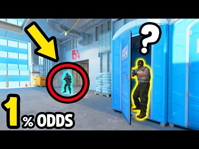 1% ODDS CS2 MOMENTS! - CS:GO BEST ODDSHOTS #747