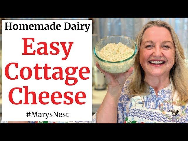 How to Make Cottage Cheese - The Easy Way!