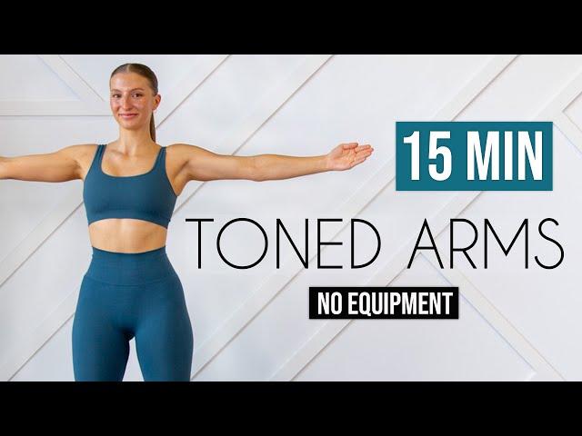 15 MIN TONED ARMS WORKOUT - No Equipment