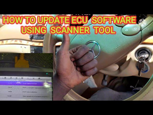 HOW TO UPDATE MERCEDES BENZ  ECU SOFTWARE USING  DIAGNOSTIC MACHINE