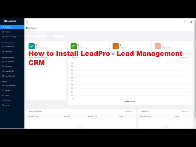 LeadPro - Lead Management CRM | How to Install LeadPro - Lead Management CRM