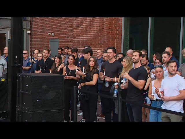 Blue Jackets vigil for Johnny and Matthew Gaudreau