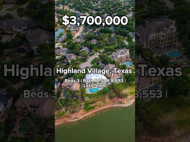 The Most Expensive Home on the Market  | Highland Village, TX #dreamhome #luxury #mansion