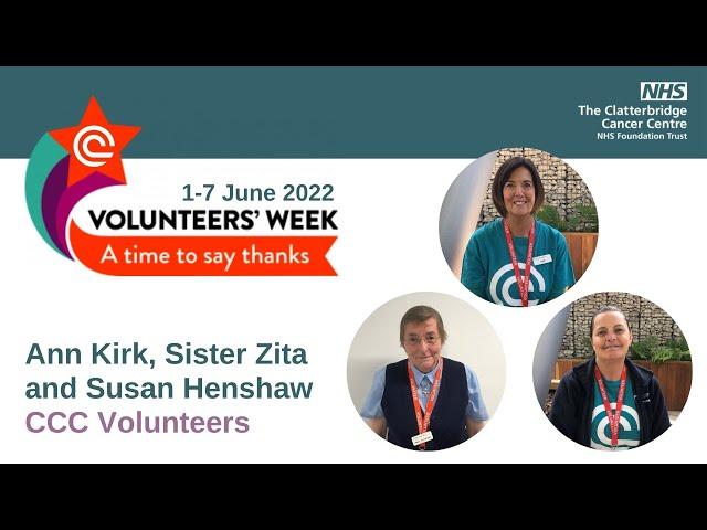 International Volunteers Week 2022 at The Clatterbridge Cancer Centre