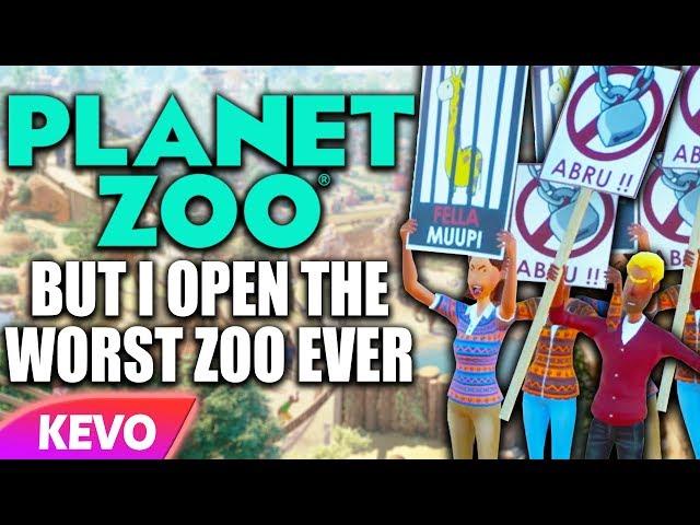 Planet Zoo but I open the worst zoo ever