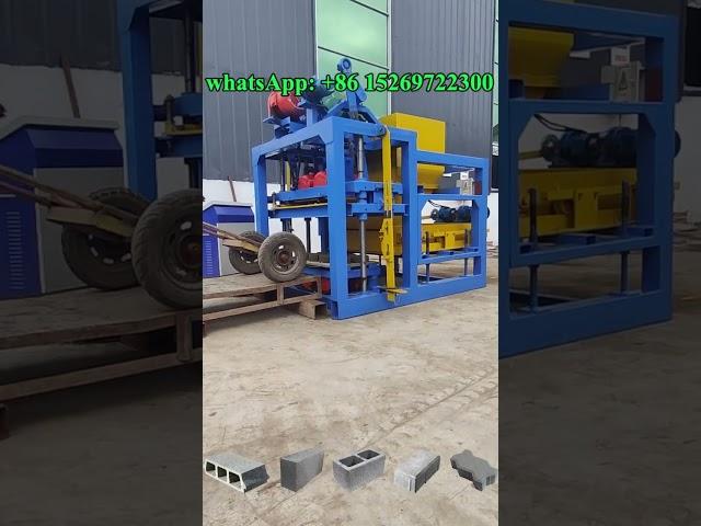 concrete block making machine for cement hollow blocks, 4 6 8 inch solid block hourdi, paver in USA