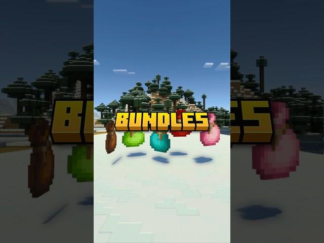 BUNDLES  #minecraft #bedrock #java #bundle #bundles #update #alecstry