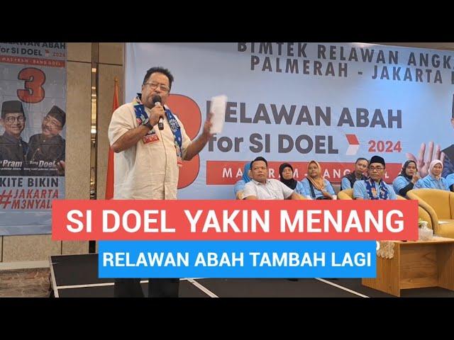 DUKUNGAN BUAT PRAM-RANO TERUS MENGALIR,  RANO TERIMA KASIH KEPADA RELAWAN ABAH