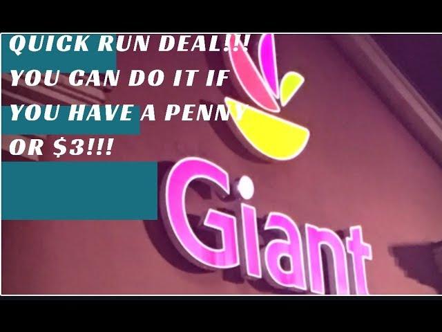 Extreme Couponing!!! Giant Run Deal!!!