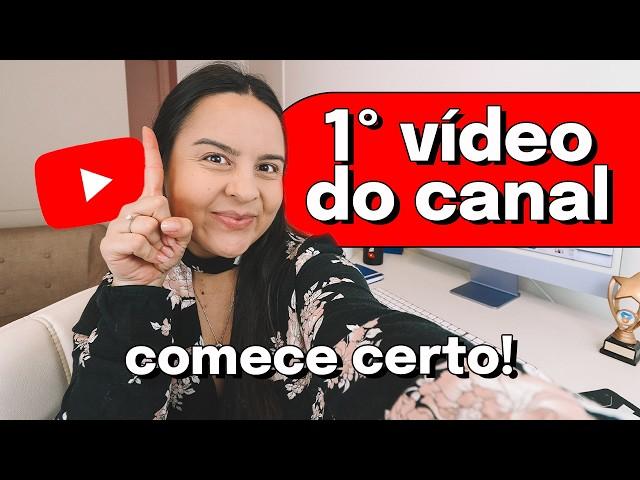 PRIMEIRO VÍDEO DO CANAL: O Que Gravar? O Que *Não* Gravar? Por Onde Começar?