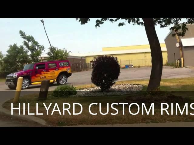 HILLYARD CUSTOM RIMS &TIRES! WORLDS MOST EXPENSIVE HUMMER H2!