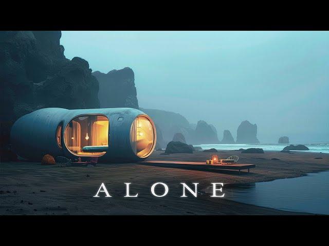 Alone: SciFi Ambient Music & Sea Soundscape  for Autumn Retreats (Relaxing White Noise)