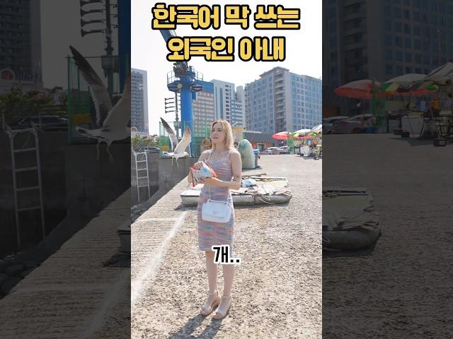 한국어 막 쓰는 외국인 아내