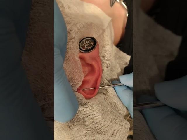 Industrial Piercing by Jabba  @get-piercedltd Carlisle, Cumbria
