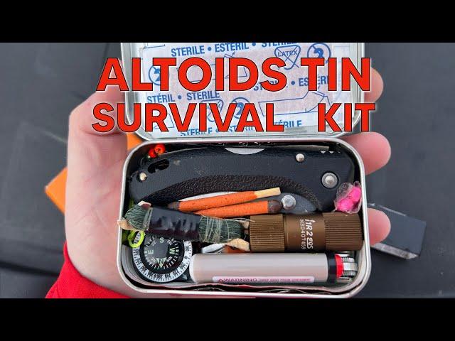 ALTOIDS Tin Pocket Survival kit. Back Up Get Home / Survival Kit.