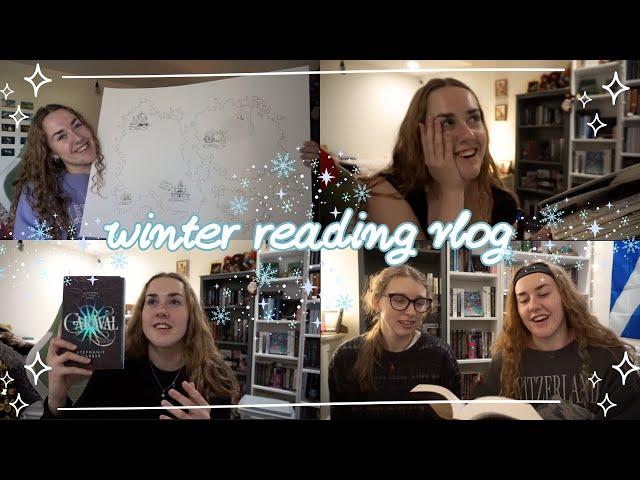 READING VLOG ️ book bestie sleepover, making fantasy maps and magical reads!