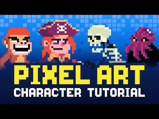 Pixel Art Character Design Tutorial - Step By Step!