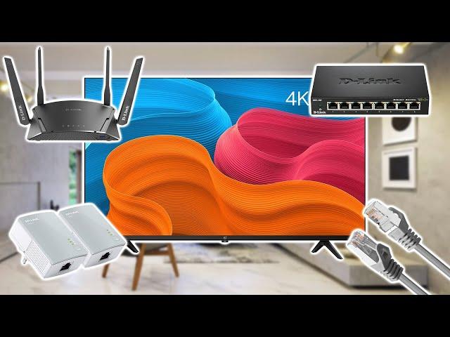 How to Connect A Smart TV to the Internet using Wi-Fi, Wired Ethernet, Powerline, and More!