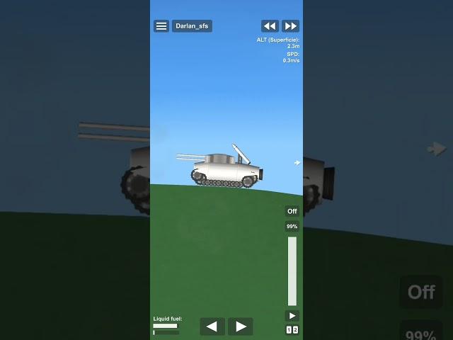 new tank #sfs #spaceflightsimulator #nodlc #tank #ytshorts