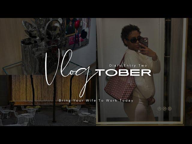 Vlogtober Diary Entry Two | I Went To Work With Jon | Danielle Goodley