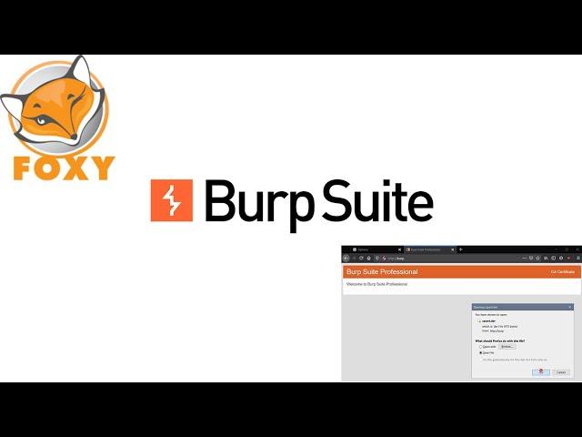 How to Install and Configure Foxy Proxy and Burp certificate with Firefox and Chrome