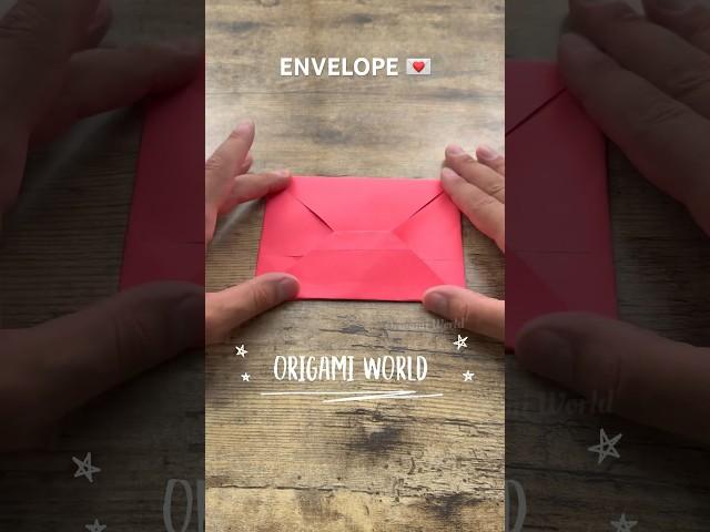 ORIGAMI ENVELOPE EASY TUTORIAL | HOW TO MAKE NO GLUE ENVELOPE ORIGAMI FOLDING PAPER CRAFT FOR GIFT