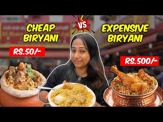 CHEAP vs EXPENSIVE Biryani Challenge for 24 Hours | Food Challenge