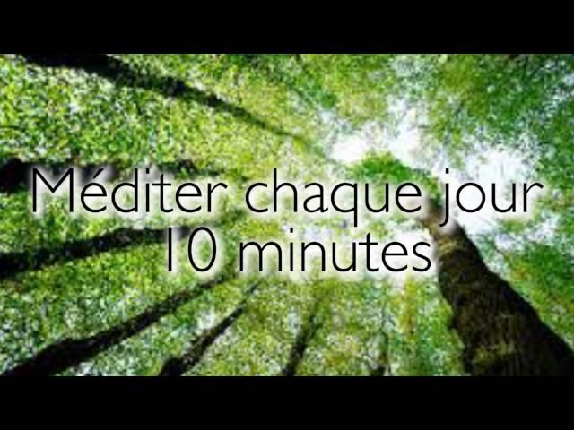 Meditation guidée - 10 minutes chaque jour - En français