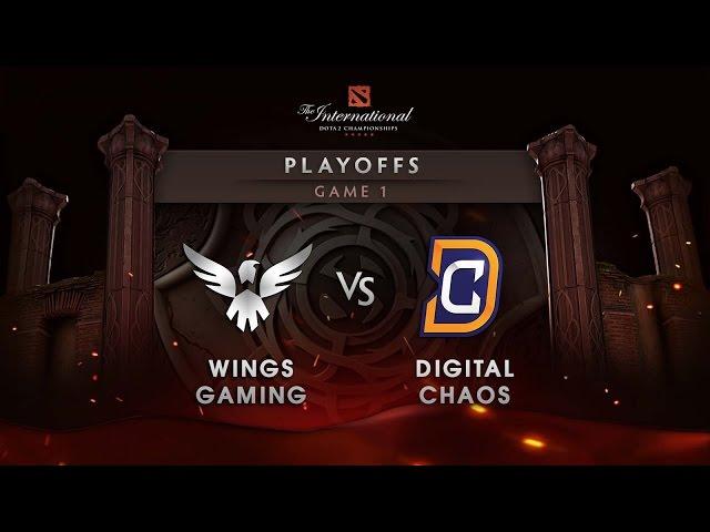 Wings vs Digital Chaos - Upper Bracket -  Game 1 -The International 6