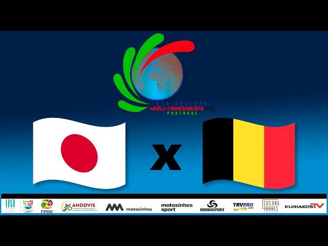 Japan - Belgium | 14h50 | HALL 1| GoalBall World Championship 2022