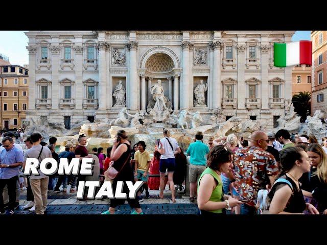  Rome Italy | Full Walking tour 4K | Summer July 2024