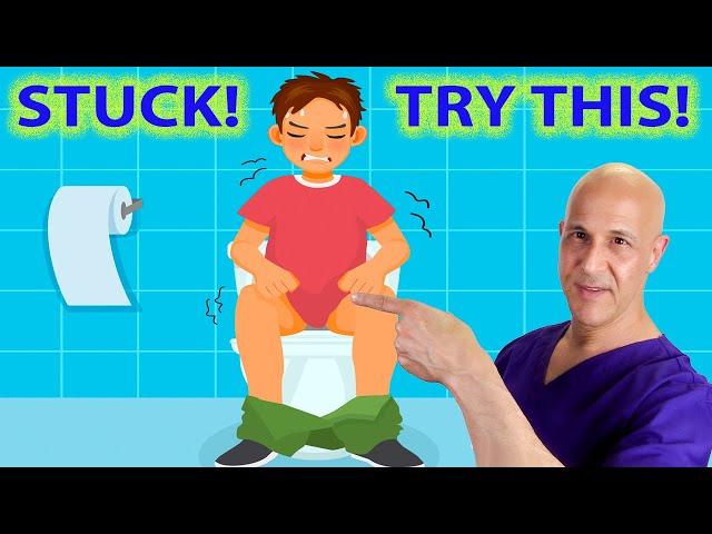 Can't Poop?  1 Easy Trick on the Toilet to Get Things Moving!  Dr. Mandell