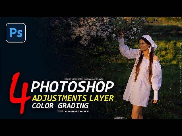 Photoshop Tutorial: Transform Your Photos Master Color Grading with These 4 Layers!