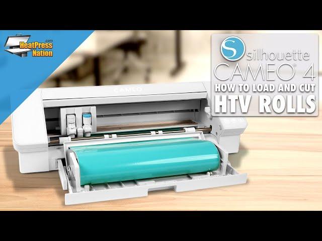 Silhouette CAMEO 4: How to Load and Cut HTV Rolls