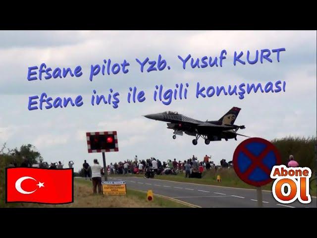 SOLOTÜRK Pilot Yzb.Yusuf KURT Efsane inişle ilgli konuşması BONUS Bnb.Yalın Ahbap kokpit içi video 