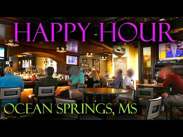 Ocean Springs, MS - Happy Hour Sights & Sounds - no talking - ASMR!