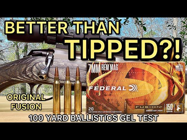 7mm Remington Magnum Federal Fusion Ballistics Gel Ammo Test