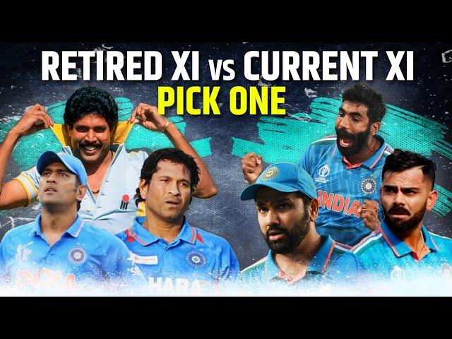 INDIA All Time Retired ODI XI VS INDIA Current ODI XI  | Nidhi Vs Neev Pick One 