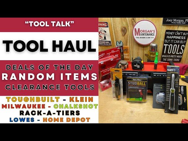 Tool Haul - Deals of the Day, Clearance, & Random Tools #tools #klein #milwaukee #toughbuilt #deals