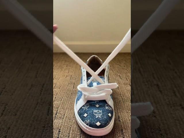 How To Loose Lace MCM Shoes #designer #shoes #fashion #howto