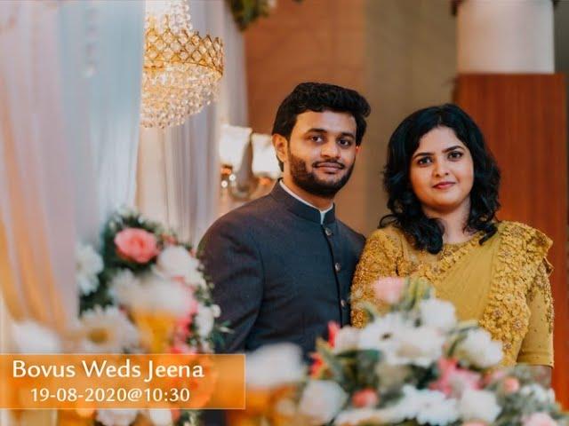 Wedding Live Streaming | Bovas Weds Jeena | VSQUARETV | Live Streaming Your Wedding in Kerala