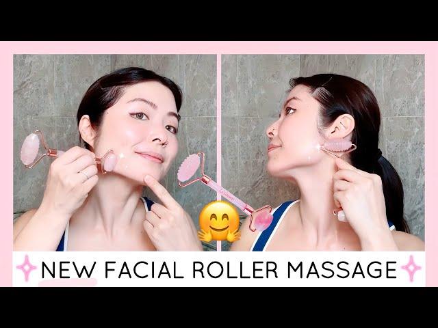 [NEW] FACIAL ROLLER MASSAGE FOR VISIBLE SAGGING & LOSS OF ELASTICITY | FOLLOW ALONG  Lémore 